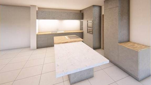 Plan d'aménagement de cuisine intérieure design lyon centre